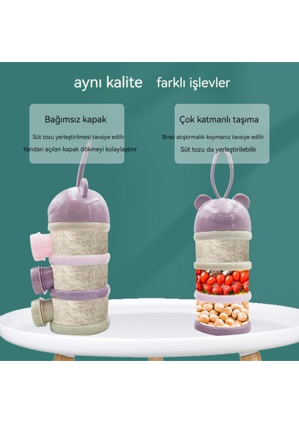 Bebek Süt Tozu Ambalaj Kutusu, Geziler Için Taşınabilir Bebek Süt Tozu Kutusu, Dört Katmanlı Sızdırmaz Tank, Bebek Süt Tozu Tankı (Yurt Dışından) fiyatları