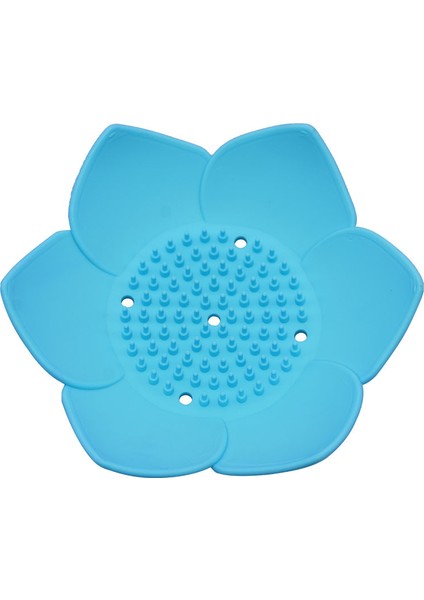 Silikon Drenaj Sabun Kutusu Silikon Lotus Sabun Kutusu Banyo Kaymaz ve Nem Geçirmez Depolama Sabunluk * 2 (Yurt Dışından)