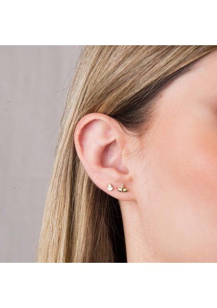 14 Ayar Altın Balık Kuyruğu Küpe fırsatları