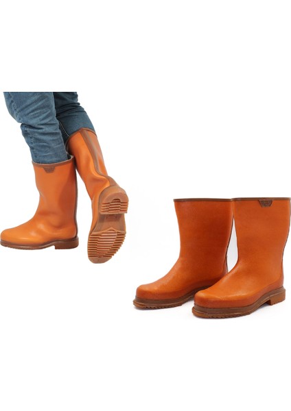 Bahçe Şantiye Çizmesi Kısa Boğaz No:42