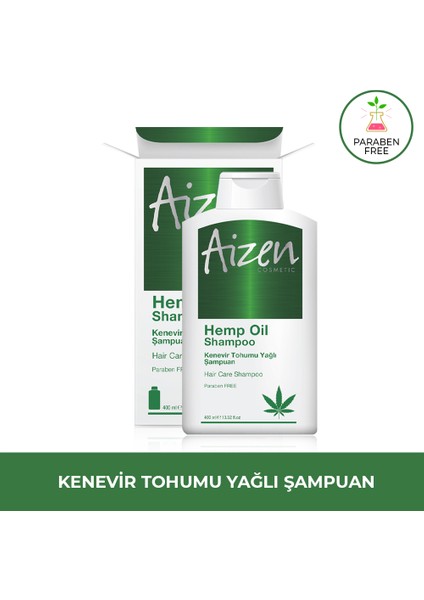 Hemp Oil Shampoo - Kenevir Yağlı Şampuan 400 ml