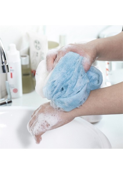 Üç Parçalı Banyo Havlusu Seti, Kalınlaştırılmış Çamur ve Dekontaminasyon Banyo Topu Kombinasyon Seti, Uzun Sırtlı Ovma Havlusu (Yurt Dışından)