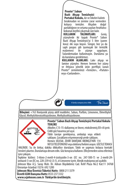 Ahşap Temizleyici Süper Fırsat Paketi (Portakal Kokulu) 750 ml + 750 ml