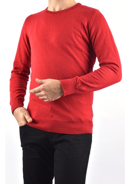 R22920 Triko Bisiklet Yaka Kazak /kırmızı/m modelleri