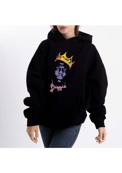 Unisex Oversize Biggie Kapüşonlu Sweatshirt fiyatları