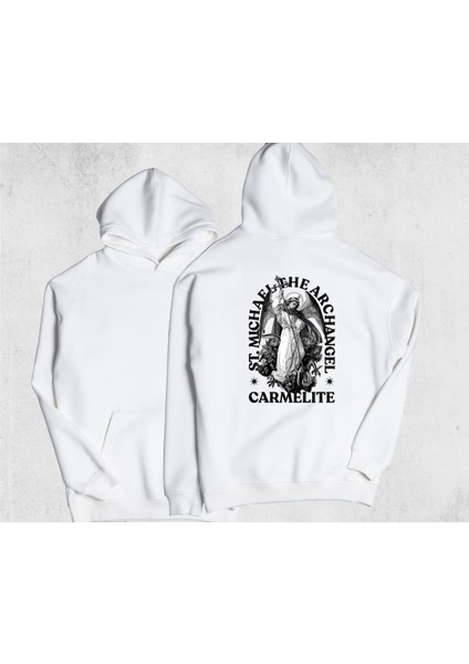 Unisex Oversize Carmelite Kapüşonlu Sweatshirt modelleri