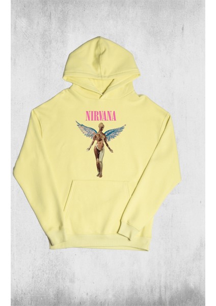 Pull The Hood Unisex Oversize Nirvana Kapüşonlu Sweatshirt