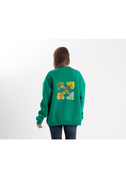 Unisex Oversize Four Sweatshirt