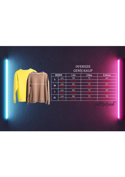 Unisex Oversize Four Sweatshirt