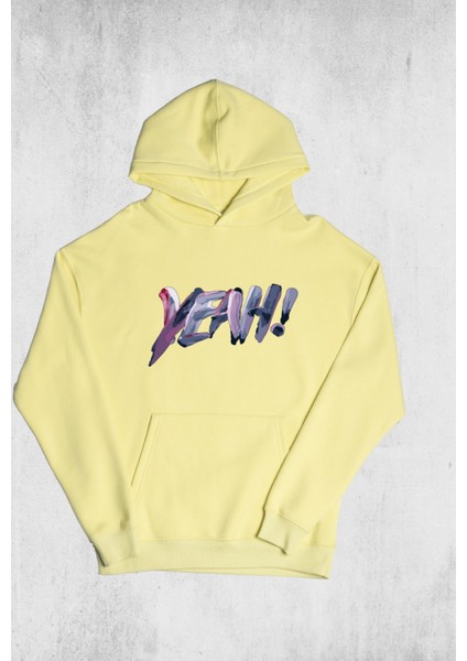 Unisex Oversize Yeah! Kapüşonlu Sweatshirt fiyatları
