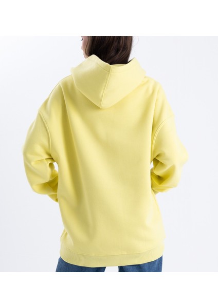 Unisex Oversize Yeah! Kapüşonlu Sweatshirt modelleri