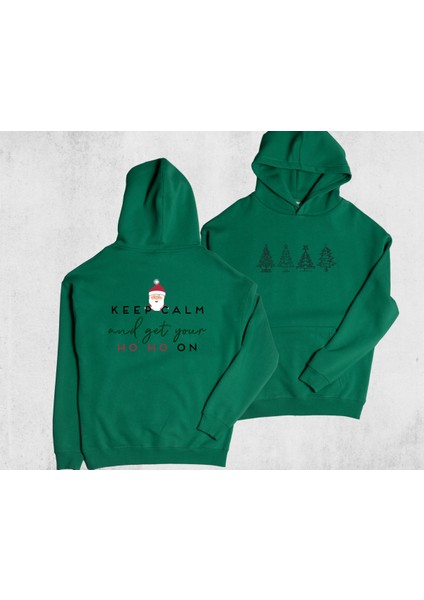 Unisex Oversize Ho Ho On Kapüşonlu Sweatshirt fiyatları