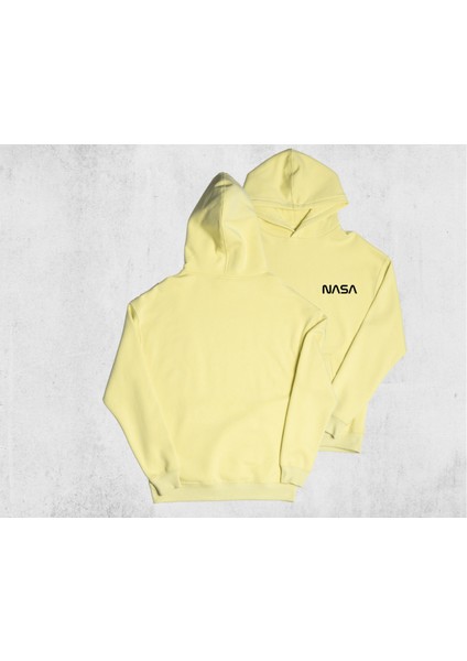 Unisex Oversize Nasa Kapüşonlu Sweatshirt