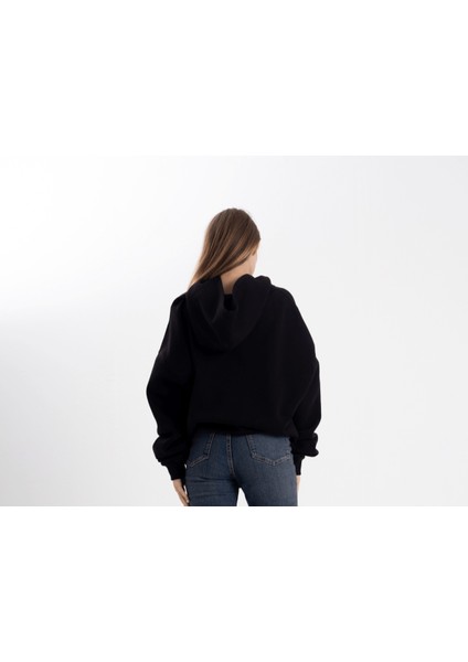 Unisex Oversize Drew Kapüşonlu Sweatshirt