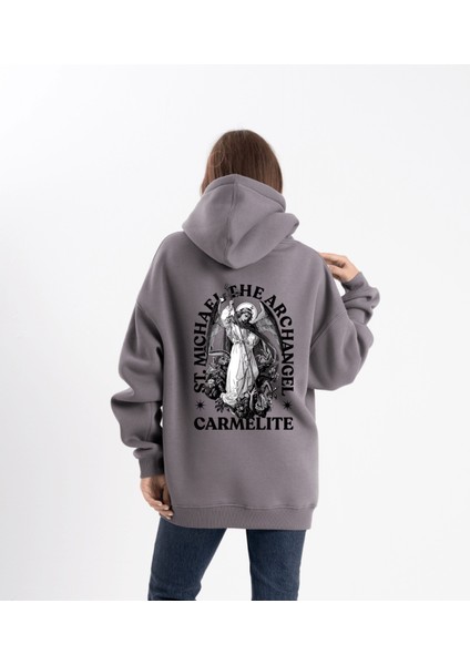 Unisex Oversize Carmelite Kapüşonlu Sweatshirt fiyatları