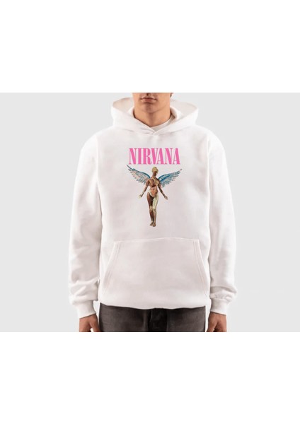 Pull The Hood Unisex Oversize Nirvana Kapüşonlu Sweatshirt