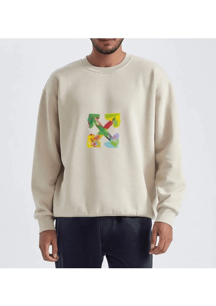 Unisex Oversize Four Sweatshirt