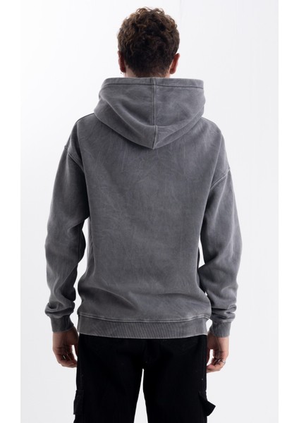Unisex Oversize Eskitme Nirvana Kapüşonlu Sweatshirt fırsatları