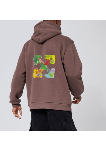 Unisex Oversize Four Kapüşonlu Sweatshirt fiyatları