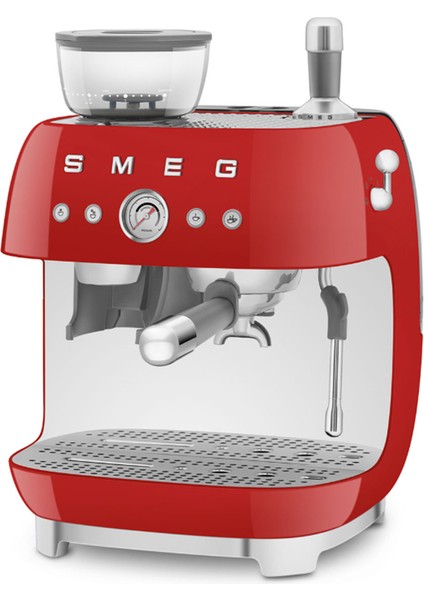 Kırmızı Öğütücülü Espresso Kahve Makinesi EGF03RDEU