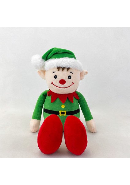 Noel Baba Bebek Elk Peluş Oyuncak Kardan Adam Bebek Bez Bebek Noel (Yurt Dışından)