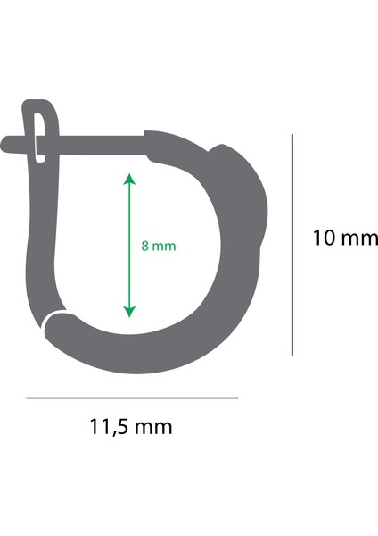 14 Ayar Altın Melek Halka Çocuk Küpe fiyatları