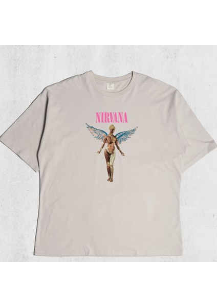 Unisex Oversize Nirvana Tshirt modelleri