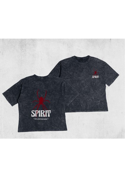 Unisex Oversize Eskitme Spirit Tshirt modelleri