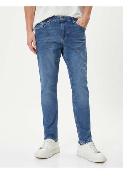 Slim Fit Kot Pantolon - Brad Jean