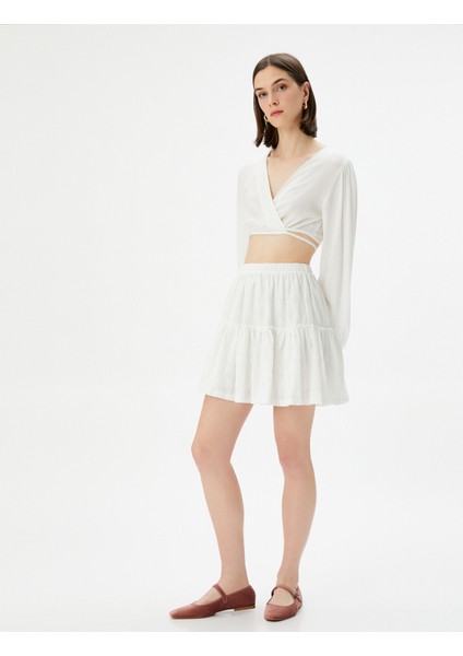 Mini Fisto Etek Volanlı Beli Lastikli fiyatları