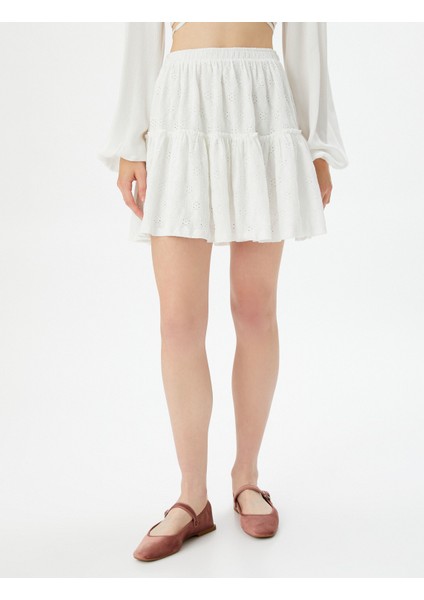 Mini Fisto Etek Volanlı Beli Lastikli modelleri