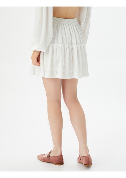 Mini Fisto Etek Volanlı Beli Lastikli fırsatları