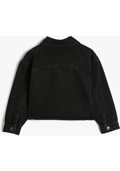 Kot Ceket Cep Detaylı Pamuklu Uzun Kollu fiyatları