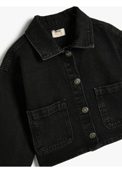 Kot Ceket Cep Detaylı Pamuklu Uzun Kollu modelleri