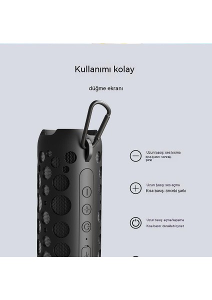 Tws Dış Mekan Bluetooth Kablosuz Kulaklık Hoparlörü 2'si 1 Arada 5.0 (Yurt Dışından)