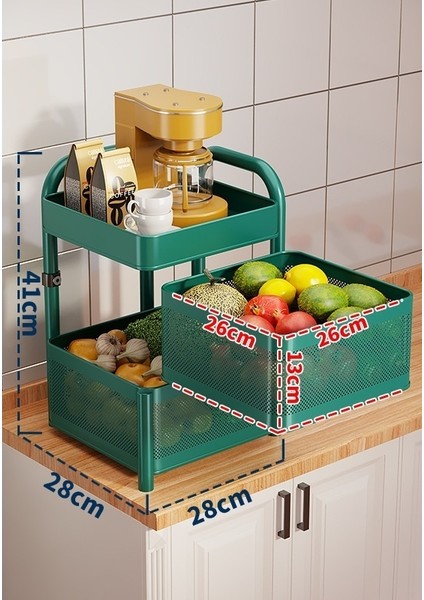 Weırsoın Mutfak Sebze Rafı, Sebze Sepeti Meyve ve Sebze Depolama Rafı (Yurt Dışından)