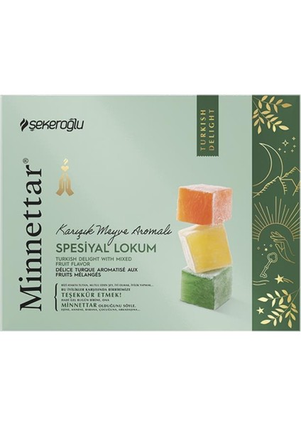 Minnettar Karışık Meyve Aromalı Special Lokum 300 gr