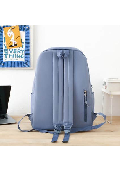 Beş Parçalı Büyük Kapasiteli Renk Engelleyici Kanvas Sırt Seti Çanta (Yurt Dışından) fırsatları