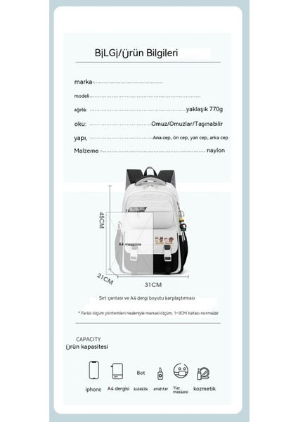 Ortaokul Kaynağı Için Geniş Kapsamlı Okul Çanta (Yurt Dışından) fiyatları