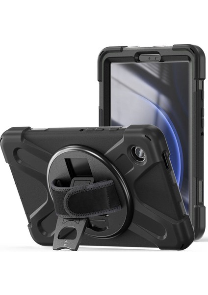 Samsung Galaxy Tab A9 SM-X110 Kılıf Askılı Standlı Tank Koruyucu Dönebilen Kapak (Defender) fiyatları