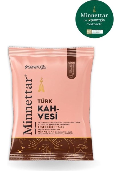 Minnettar Türk Kahve 2 x 100 gr ( 2 Paket )