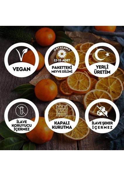 Şekersiz Mandalina Meyvesi Kurusu Cipsi - 50 Gr. (Yüksek Aroma - Kokteyl Meyvesi - Katkı Koruyucu Içermez) modelleri