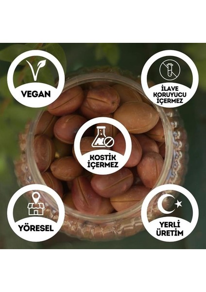 Ev Yapımı Geleneksel Yeşil Çizik Zeytin 2 kg (Naturel Salamura Sadece Tuz ve Su Içerir)
