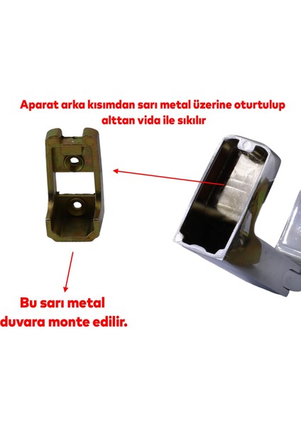 Tuvalet Kağıtlık Aparat Açık Wc Kağıt Standı Bez Havluluk Paslanmaz Metal Sağlam Vidalı Krom Renk