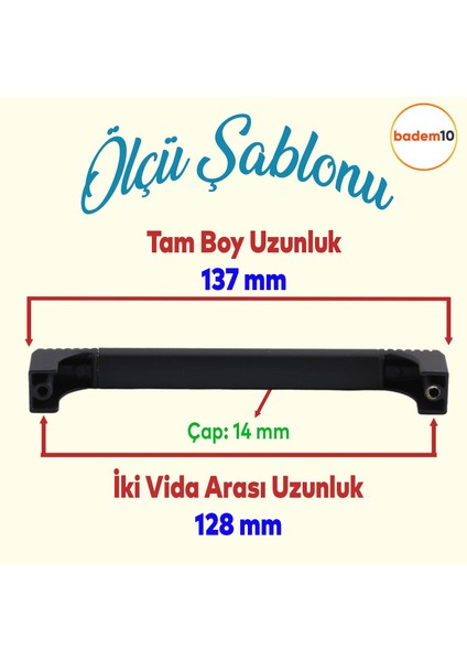 Side Mutfak Kulbu Çekmece Dolap Kulpu Metal Kulp Mobilya Dolabı Kulpları Renk 128 mm Siyah fiyatları