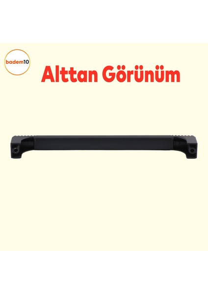 Side Çekmece Dolap Kulpu Mutfak Kulbu Metal Kulp Mobilya Dolabı Kulpları Renk 160 mm Siyah fırsatları