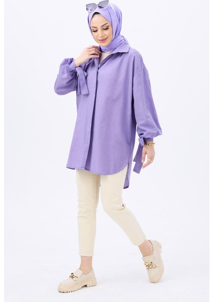 10811-LILA Tunik