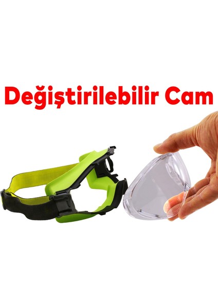 Bellasimo Kayak Gözlüğü Değiştirebilir Camlı Antifog Güneş Kar Gözlük Şeffaf Snowboard Glasses Gözlük