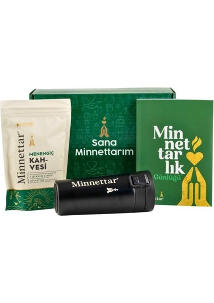 Minnettar Günlük, Termos ve Kahve Seti