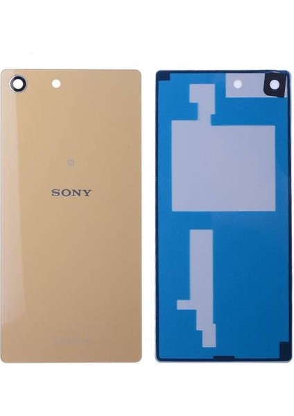 Sony Xperia M5 E5603 Arka Pil Batarya Kapağı Gold